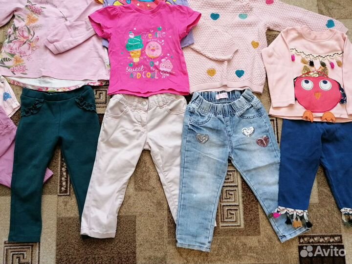 Одежда на девочку 86 92 пакетом