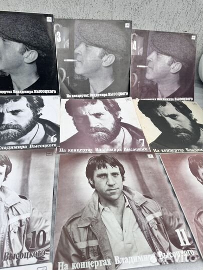 Пластинки виниловые Владимира Высоцкого номерные