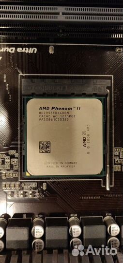 Материнская плата + процессор (AM3+)