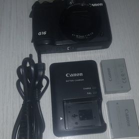 Фотоаппарат Canon PowerShot G16 в комплекте 2 акб