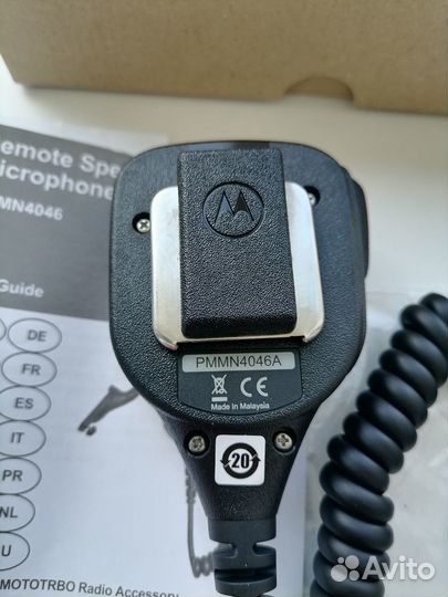 Motorola pmmn4046A тангента для рации dp4800e