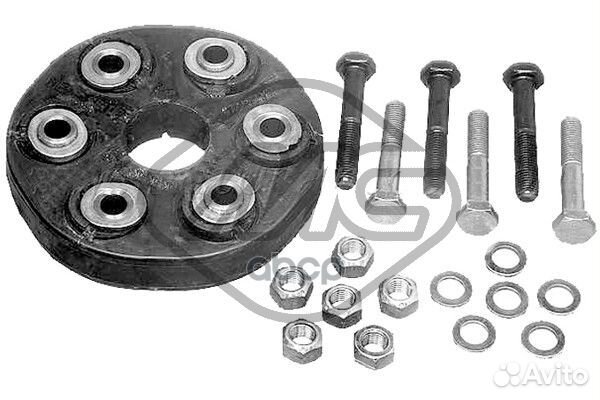 Муфта карданного вала 04933 metalcaucho