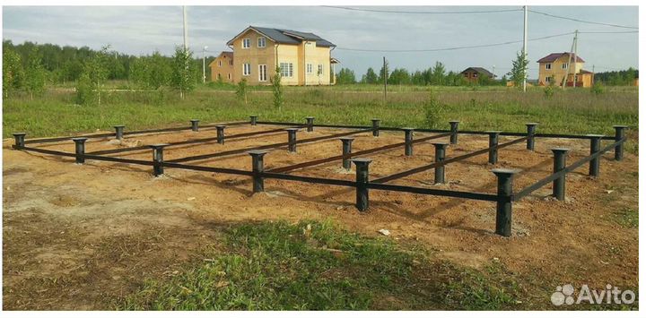 Винтовые сваи на склоне