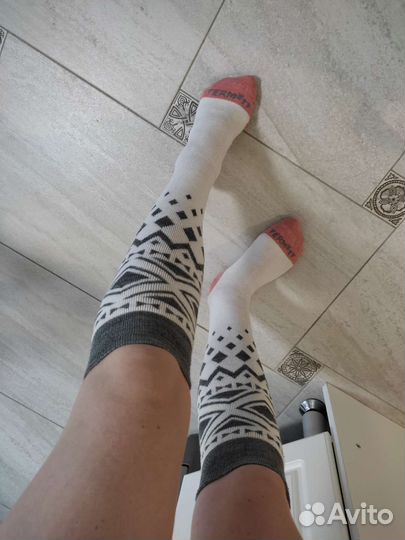 Гольфы из декатлона (белые и серые)