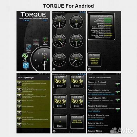 Автосканер OBD2 ELM327 Wi-Fi