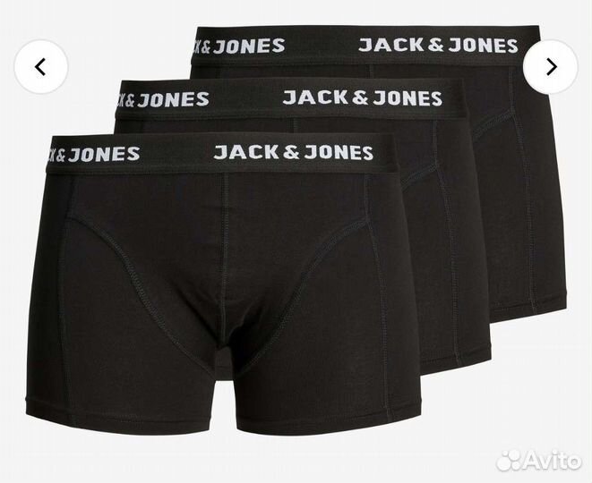 Трусы боксеры мужские original jack & jones M, L