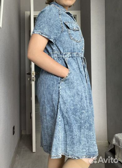 Платье джинсовое