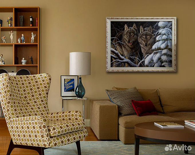 Картина акриловыми красками на холсте