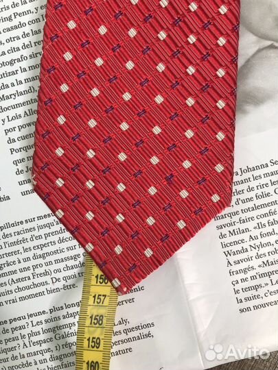 Галстук красный Prada Италия