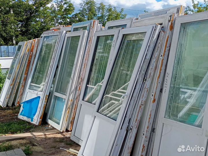 Пластиковые окна и балконные двери пвх бу