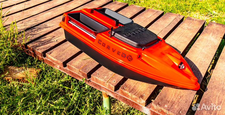 Прикормочный кораблик с GPS и мощным АКБ