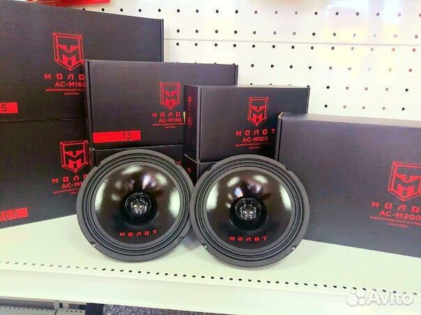 Динамики 10см Урал молот ас-М100