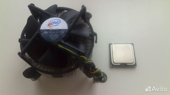 Процессор Intel Core 2 Duo 4300 и кулер Intel