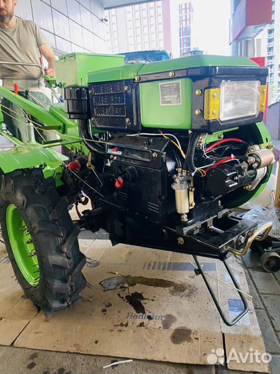 Дизельный мотоблок Хопер мт15Е + Почвофреза / плуг