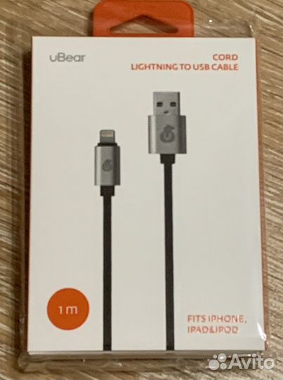 Кабели uBear 1 m lightning