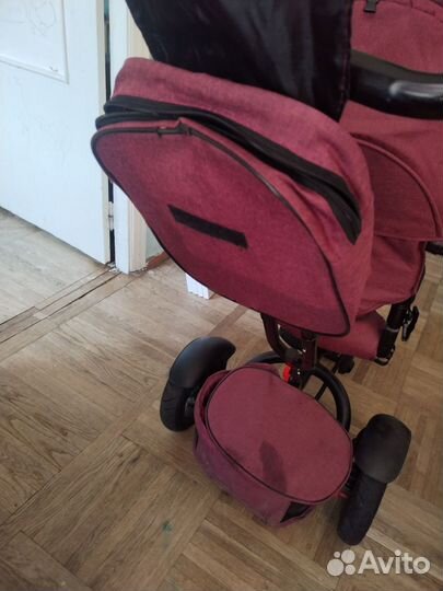 Велосипед коляска с ручкой