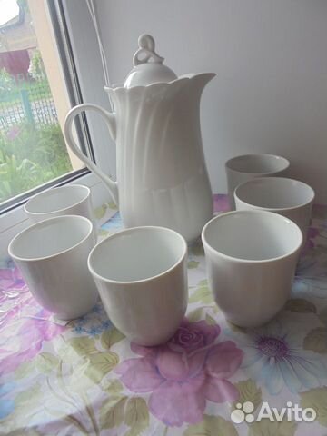Наб фарфор Белар Кувш Голубка 1,4 л +6 стак 250 мл