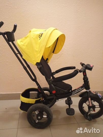 Велосипед с родительской ручкой трансформер