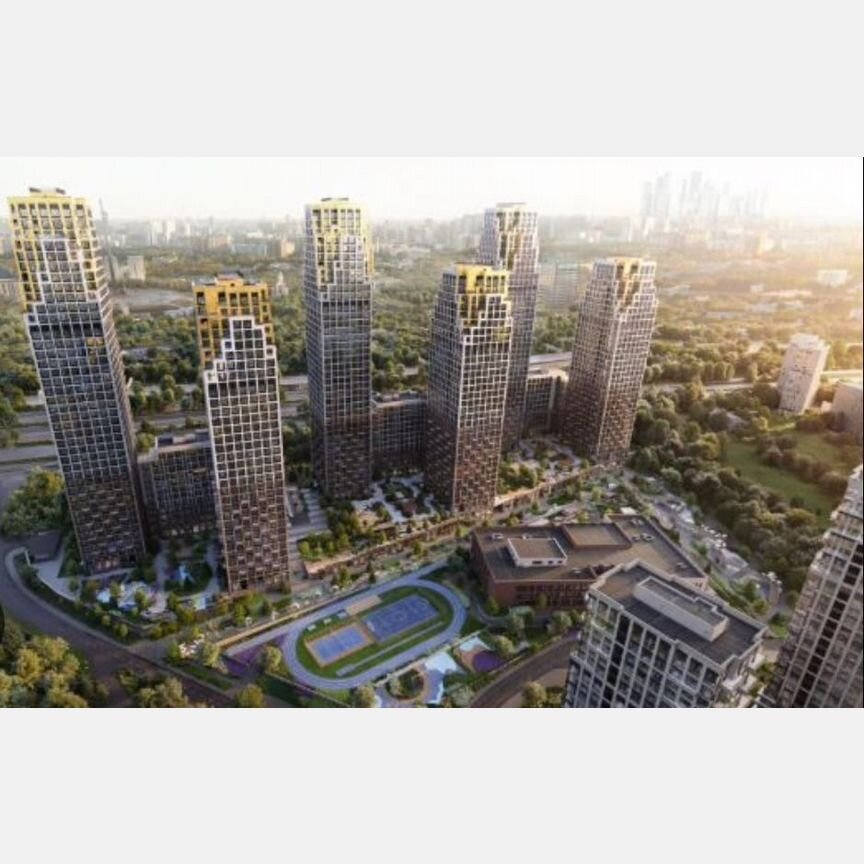 2-к. квартира, 54,3 м², 13/40 эт.