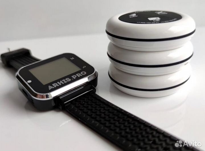 Кнопка вызова персонала, официанта, часы-пейджер