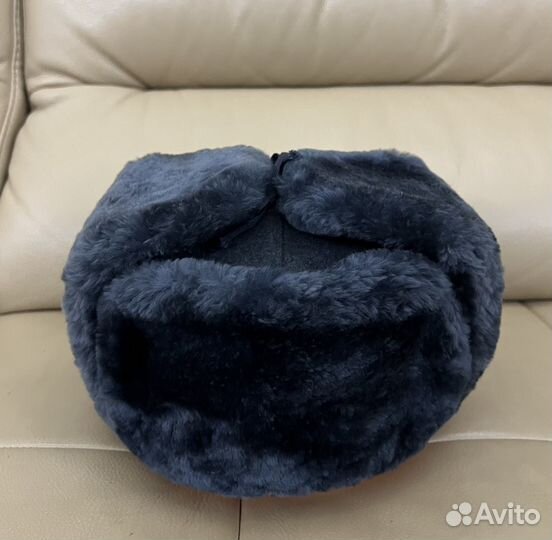 Шапка ушанка мужская военная 58