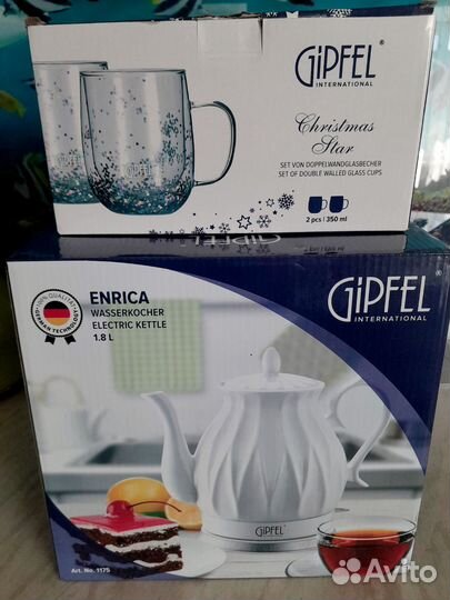 Чайник электрический керамический Gipfel