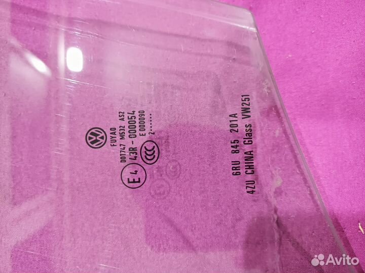 Стекло заднее переднее левое volkswagen polo