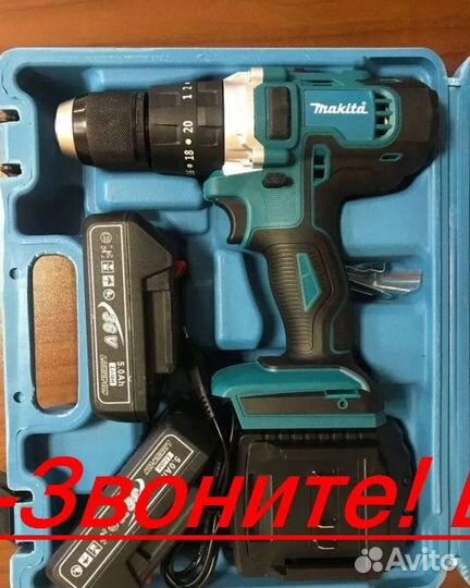 Аккум. Шуруповерт Makita 36v (ударный с набором би