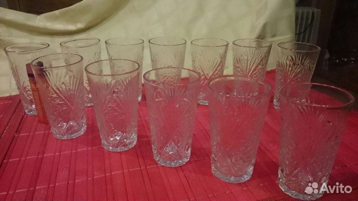 Хрустальные стопки бокалы рюмки