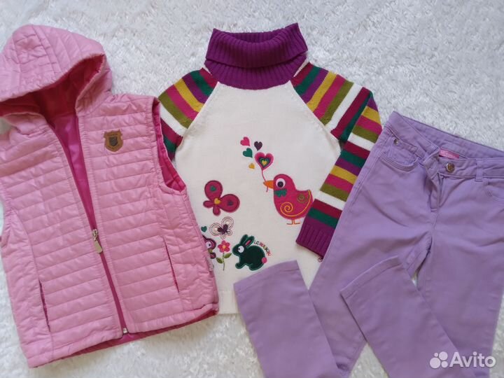 Детская одежда пакетом на девочку 116р