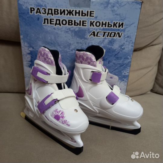 Коньки раздвижные на девочку