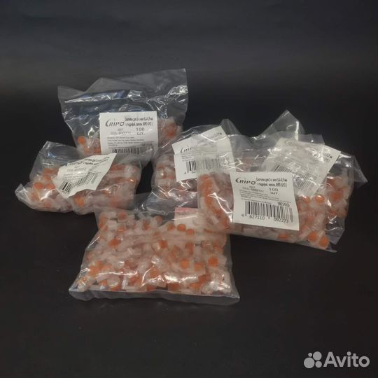 Фирменный скотчлок для двух жил 0.4-0.9 мм, 100 шт