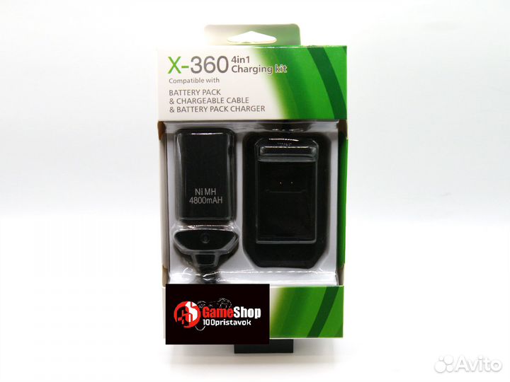 Зарядный набор для геймпада xbox360 Аккумулятор 48