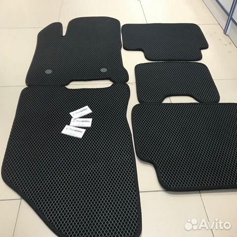 Коврики ева eva эва Renault Dusrer чёрный кант