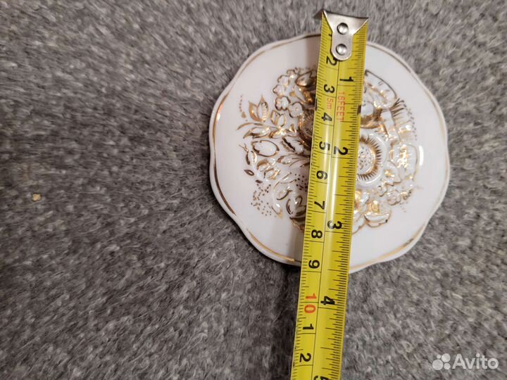 Стеклянная крыжечка от шкатулки