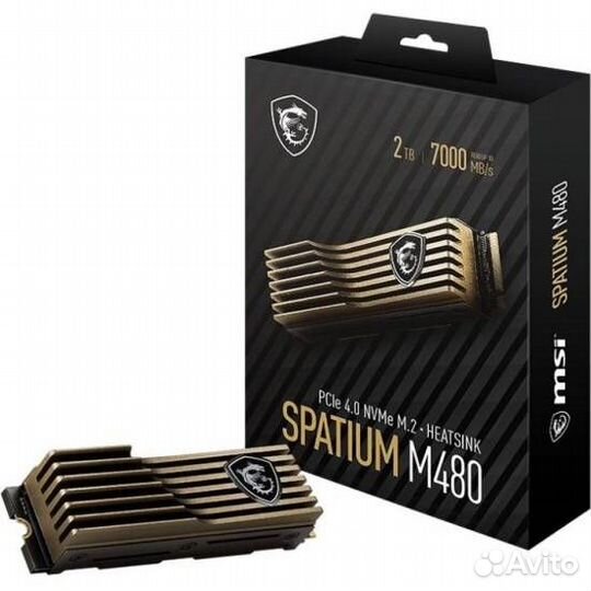 SSD MSI 2000Gb spatium M480