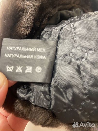 Шапка мутон