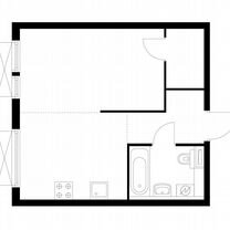 1-к. квартира, 34,1 м², 25/25 эт.