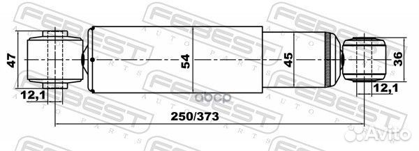 Амортизатор задний газовый Hyundai i20