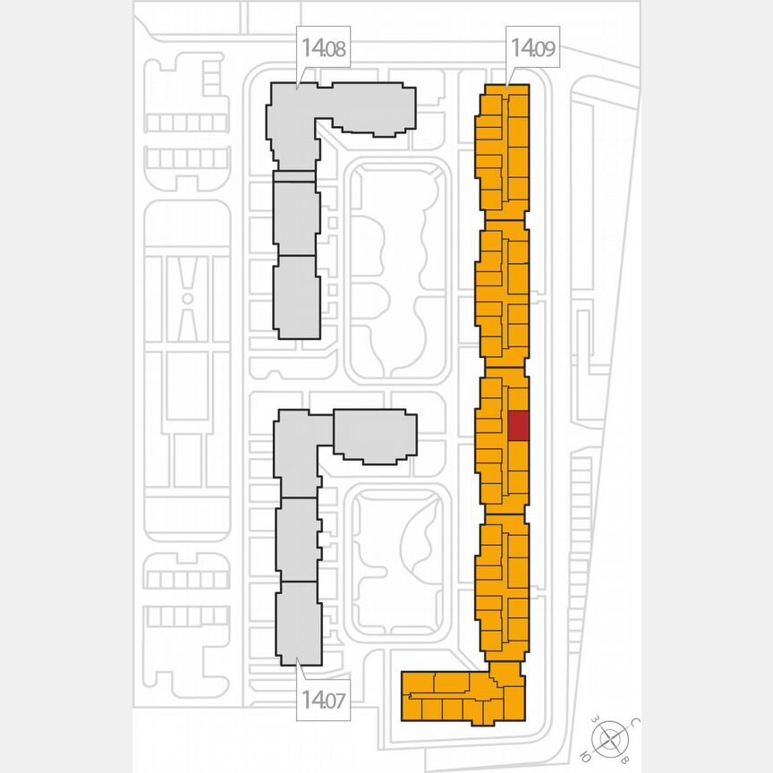 2-к. квартира, 54,4 м², 1/8 эт.