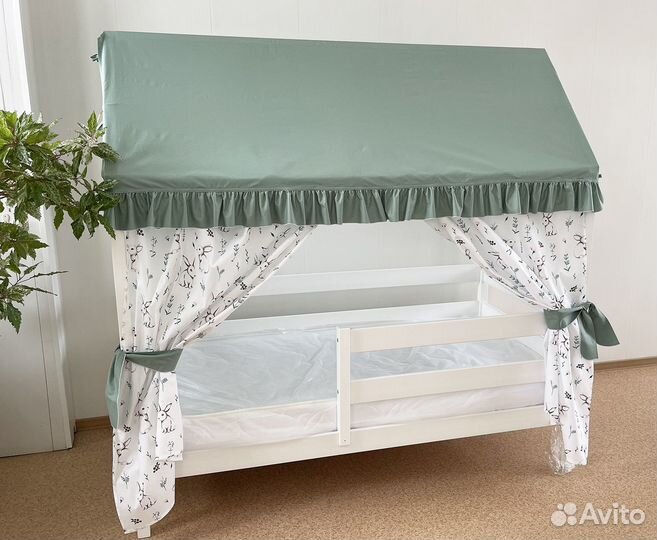 Текстиль для кроватки домика уют-1 (цвета любые)