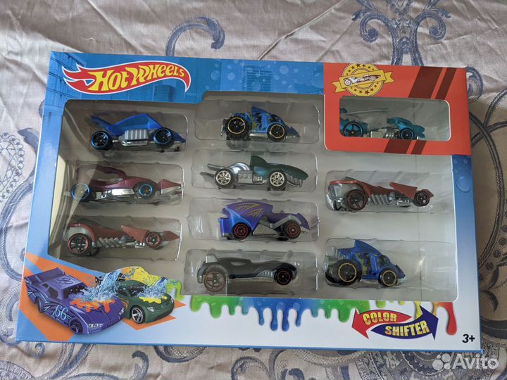 Hot wheels машинки меняющие цвет