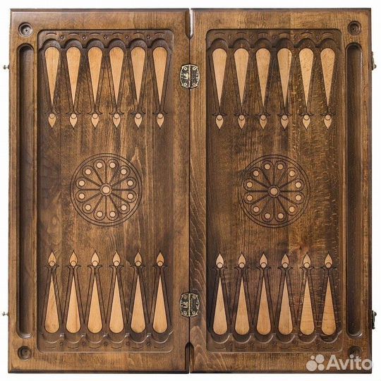 Нарды и шашки резные Майрамут 61 х 60 см Бук Армения 62789