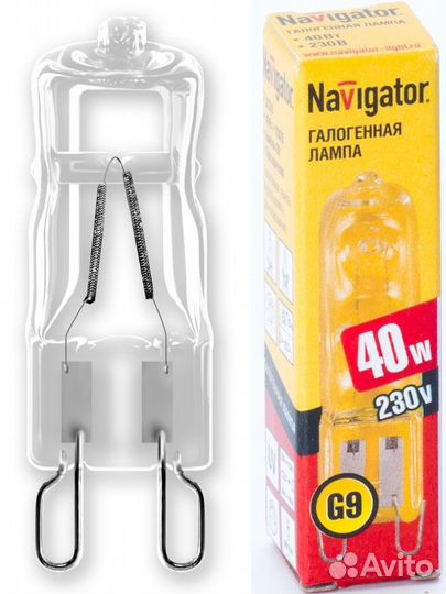 Галогенная лампа Navigator NH- JCD9-40-230-G9 CL