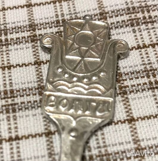 Ложки чайные мельхиор СССР с позолотой