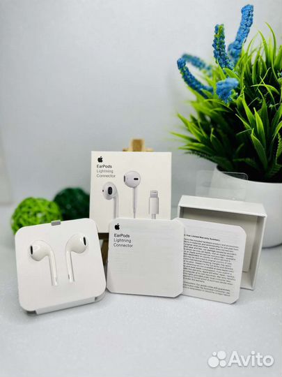 Наушники apple проводные (разъем Lightning)