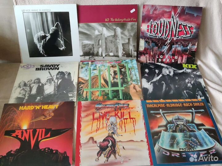 Виниловые пластинки рок зарубежный