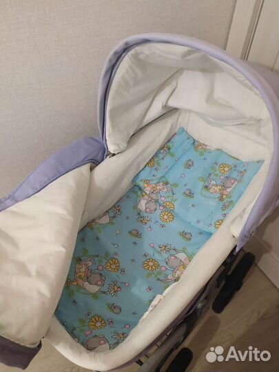 Коляска люлька Peg-Perego+зимний конверт в коляску