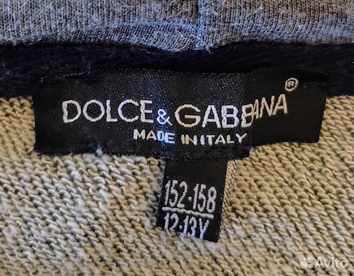 Толстовка подростковая Dolce&Gabbana, 12-13 лет