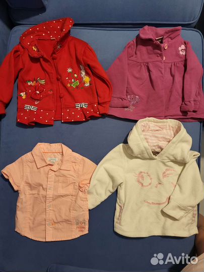 Вещи пакетом для девочки 80 86